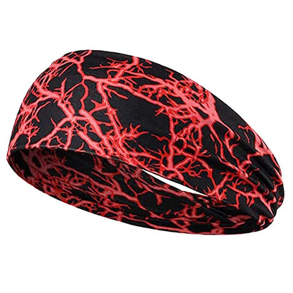 Unisex Sports Sweat Headband - Moisture-Wicking Fitness Band for Running, Yoga & Workouts