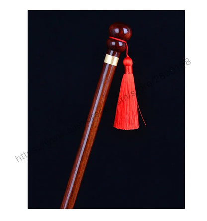 58cm Sandalwood Shoe Horn - Professional Flexible Long Handle with Brass Spoon, Shoe Lifter & Home Tool
