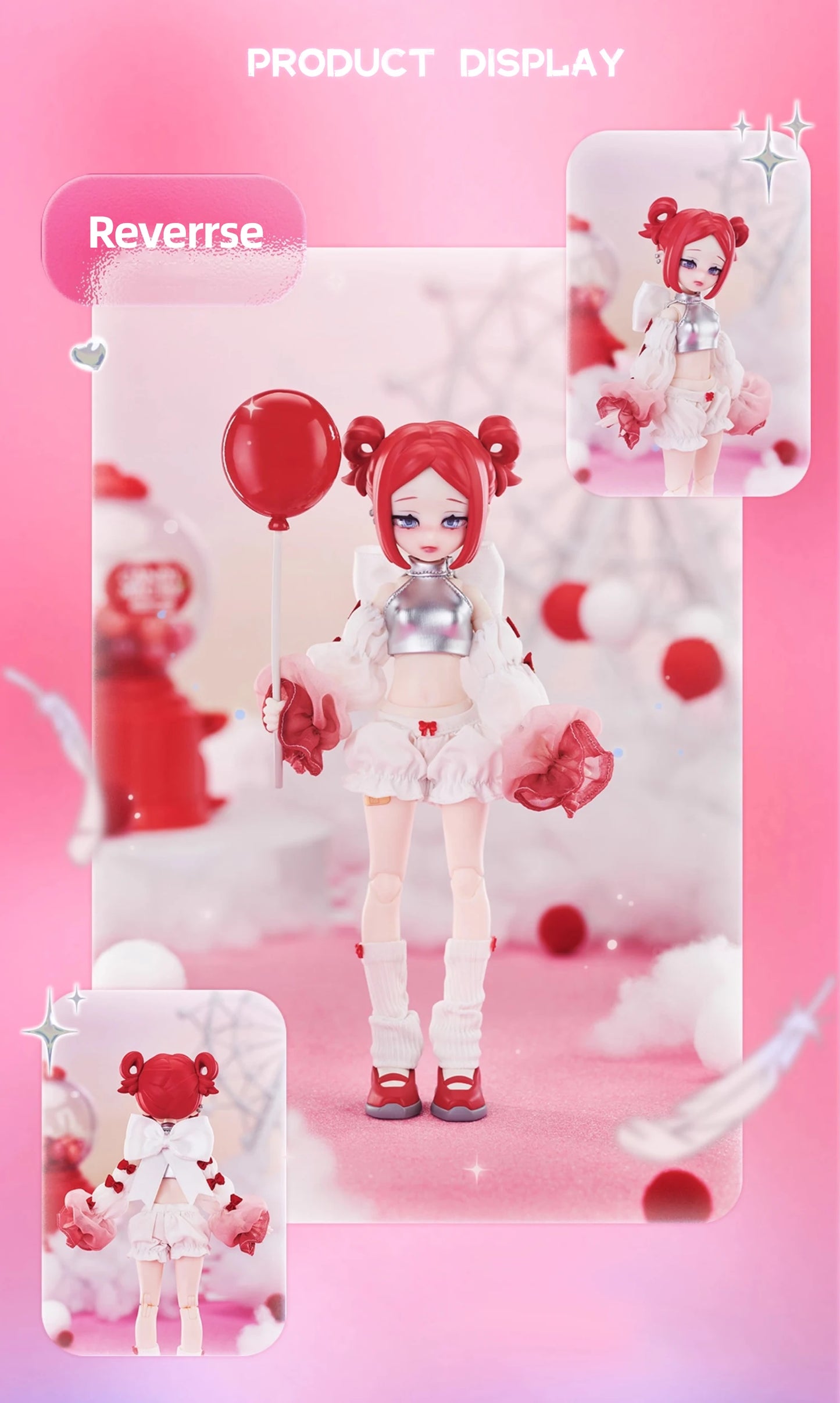Eve Lynna Dream Park Series BJD Movable Doll – Kawaii Blind Box Anime Figurine, Trendy Surprise Toy Gift for Boys & Girls