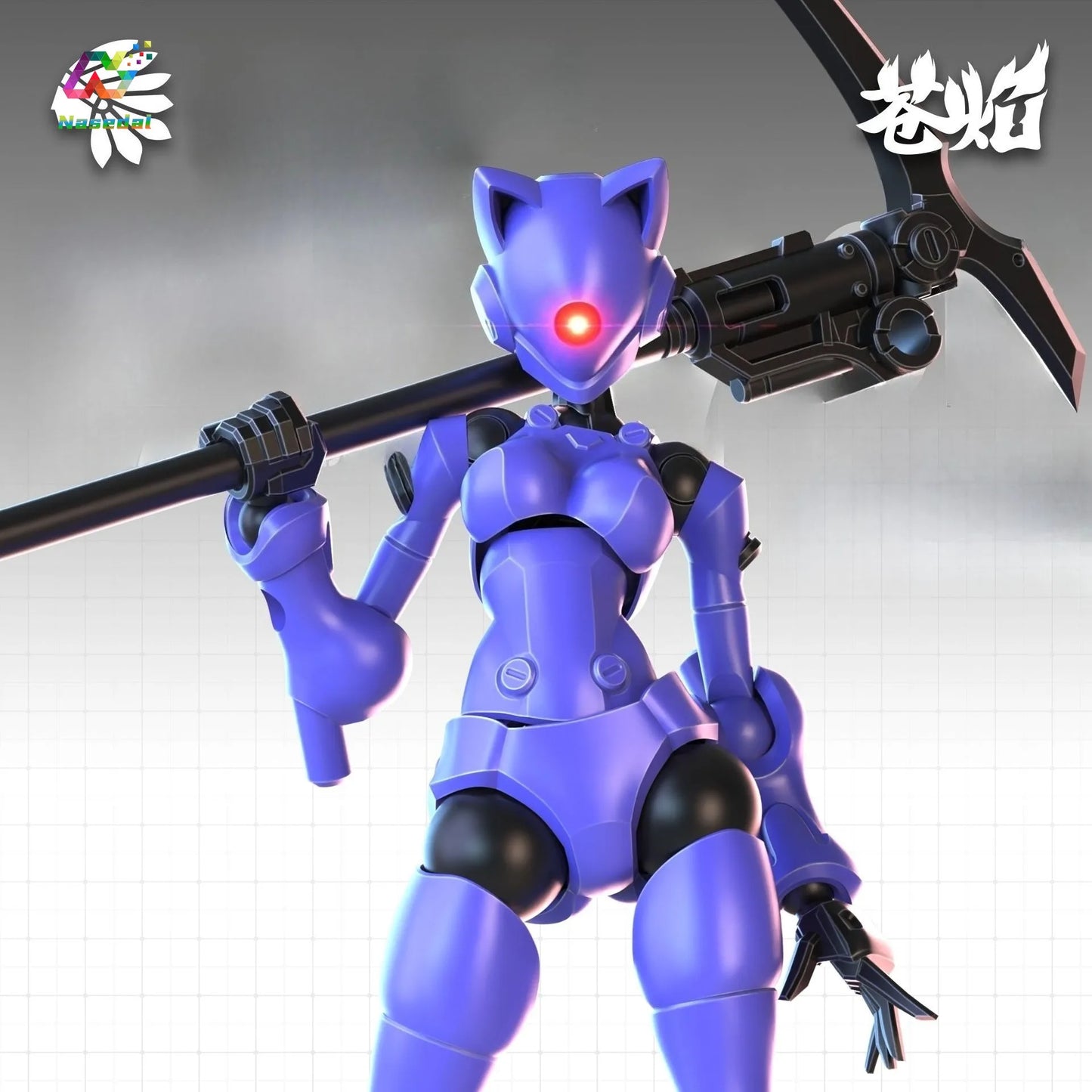 Swift Female Mutant Action Figure - 3.75 Inch Highly Articulated DIY Assembly Collectible
