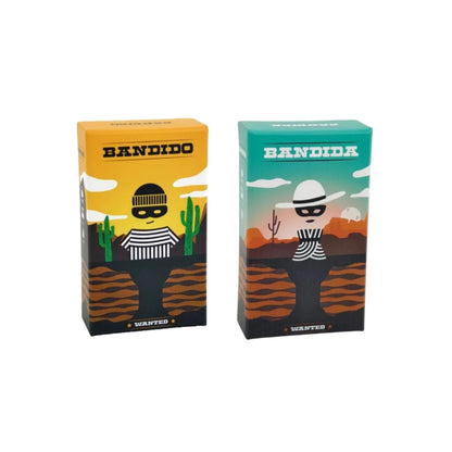 Hot Bandido / Bandida Family Strategy Card Game – 1–4 Players Party Game, Bilingual & English Edition, Fun Christmas & Game Night Card Game