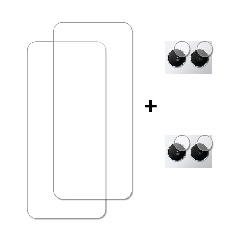 Tempered Glass Screen Protector for OnePlus Nord 4 — Protective Glass & Camera Lens Film