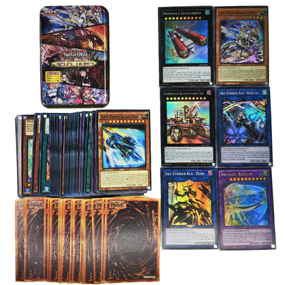 Yu-Gi-Oh! Kaiba Pack 3 Card Deck - English TCG Holographic Blue-Eyes White Dragon Cards with Tin Box