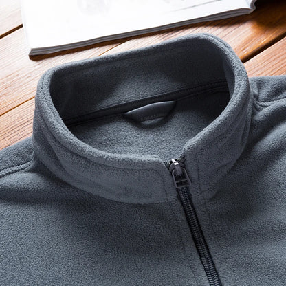 Men's Fleece Tactical Softshell Jacket - Thermal Windbreaker for Outdoor Sports, Tourism, and Mountain Activities