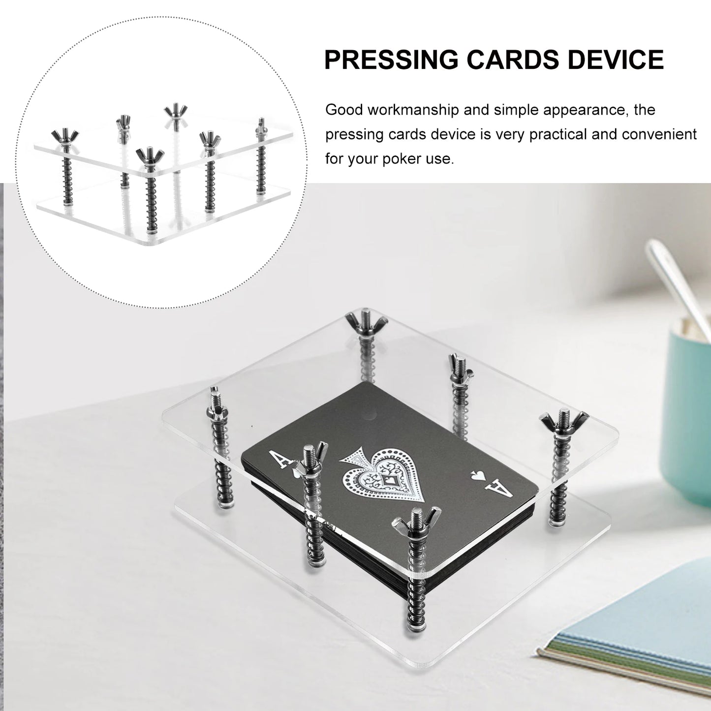 Curvature Corrector Flat Card Holder – Pressing & Storage Tool for Repairing and Flattening Accessories
