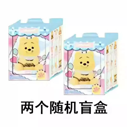 Original Winnie the Pooh Vinyl Plush Blind Box — Naughty Party Pooh Bear Bag Pendant, Cute Surprise Doll Gift