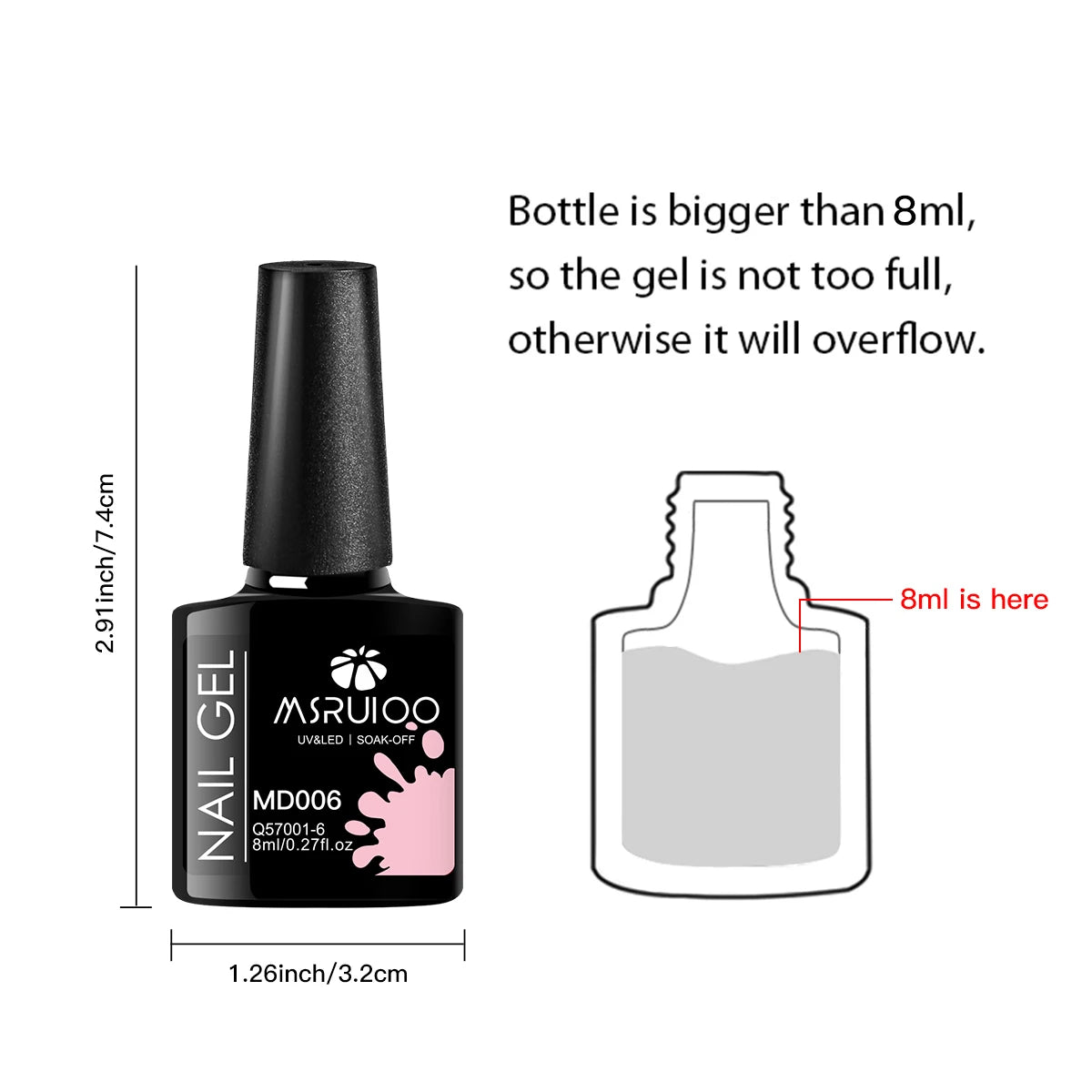 7pc Nail Gel Polish Set – DIY Nail Art Design, Soak Off UV Gel, Long-Lasting Manicure & Painting Gel Vernis Kits for Decoration