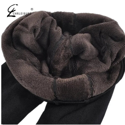 Women’s Winter High Waist Leggings – Thick Velvet Solid Color Leggings in 8 Colors, S-XXL, Warm Autumn Fashion Pants