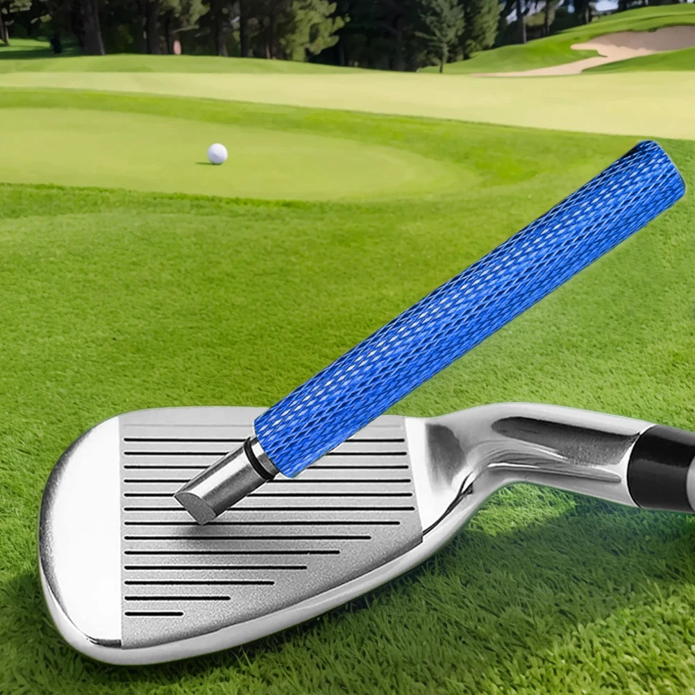 Golf Club Groove Sharpener – Stainless Steel Re-Grooving & Cleaning Tool for Wedges and Irons, U/V-Grooves