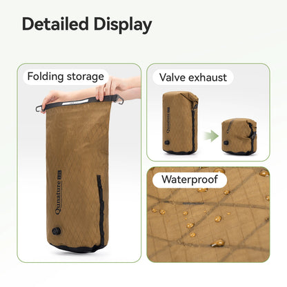 Qunature Bikepacking Bike Bag - Fully Waterproof MTB & Road Bicycle Rack Storage Bag