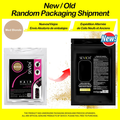 SEVICH Keratin Hair Fiber 100g — Thickening & Hair Building Powder Spray for Instant Regrowth and Hair Loss Concealer