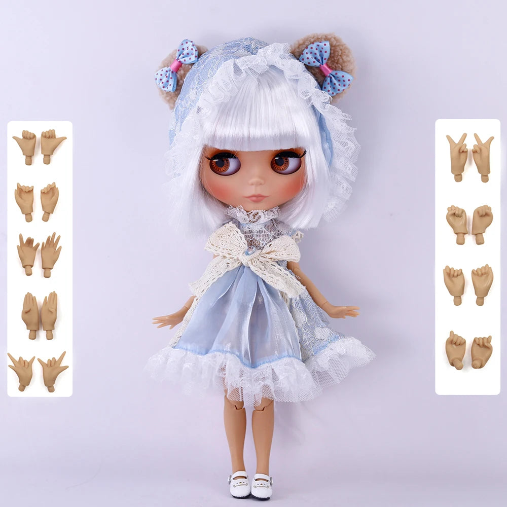 ICY DBS Blyth 1/6 Joint Doll – 30cm Tan Skin Matte Face BJD Girl Doll Toy Gift