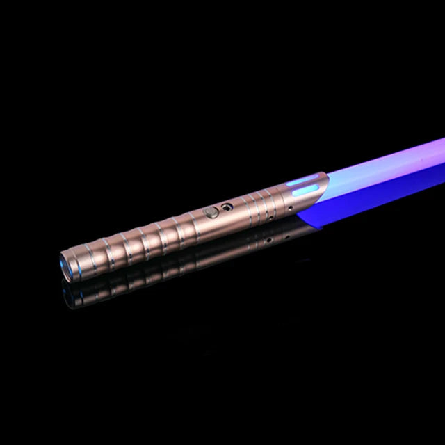 RGB Metal Lightsaber Sword Toy - LED Light-Up Saber for Cosplay, Kpop Fans & Collectors
