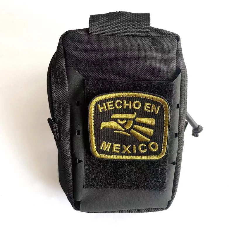 Mexico Flag Eagle Skull Patch - Embroidered Fabric & PVC Tactical Applique Badge for Bags and Gear