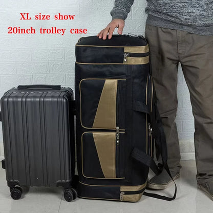 90L Large Travel Duffel Bag - Spacious Camping, Gym & Sports Shoulder Bag for Men & Women