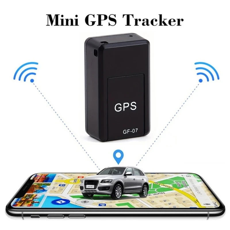GF07 Mini Magnetic GPS Tracker – Real-Time Vehicle & Car Locator, Portable Compact Pet Tracking Device