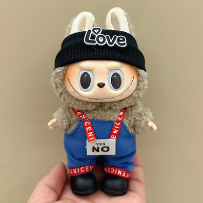 15-17CM Labubu Doll Clothes – Mini Plush Cotton Outfits for I, II, III Dolls, Party & Gift Accessories