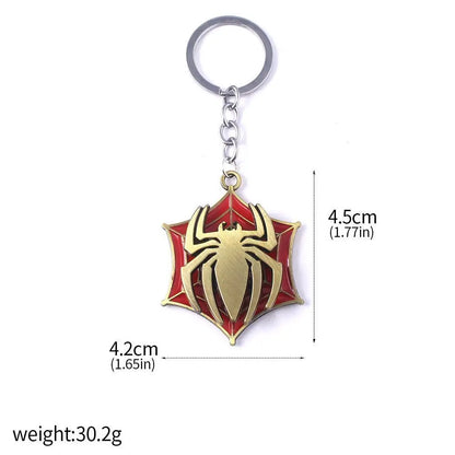 Rotatable Spider Blade Keychain - Creative Cosplay Backpack Charm for Men & Women