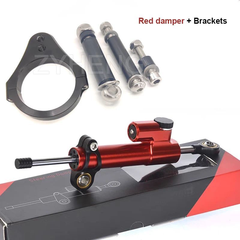 KuKirin G3 Pro (2024–2025) Scooter Steering Damper Stabilizer Mount Bracket – Electric Scooter Suspension Modification Accessory