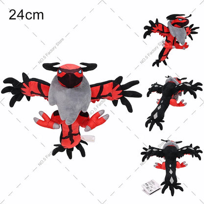 Cartoon Pokémon Plush Dolls – Cubone, Riolu, Geodude, Aerodactyl, Yveltal, Rattata & Duskull Stuffed Anime Toys for Birthday & Christmas Gifts