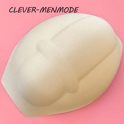 Men's 3D Enhancer Cup Pad – Soft Sponge Pouch Insert for Jockstraps, Briefs & Swimwear
