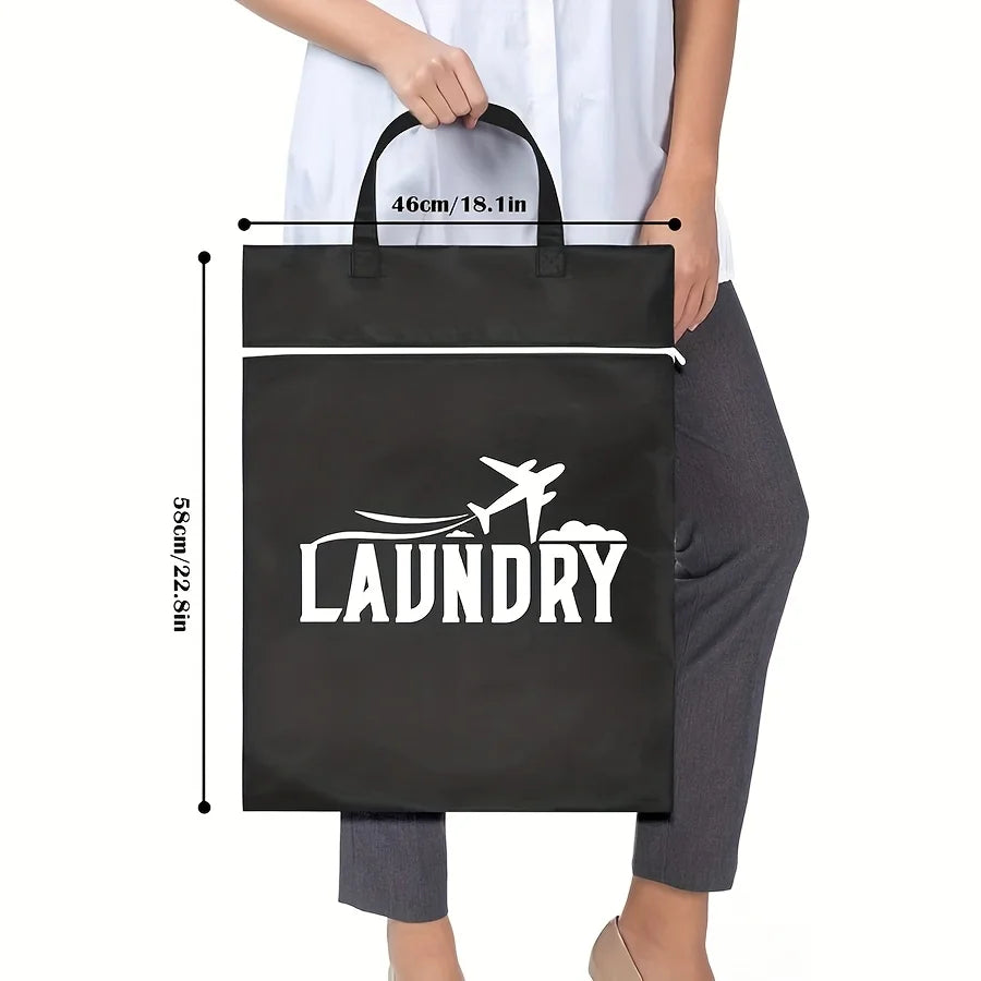 Large Travel Organizer Bag – Durable Clothes & Laundry Storage Pouch with Handles for Swimwear, Gym Gear, and Dirty Clothes