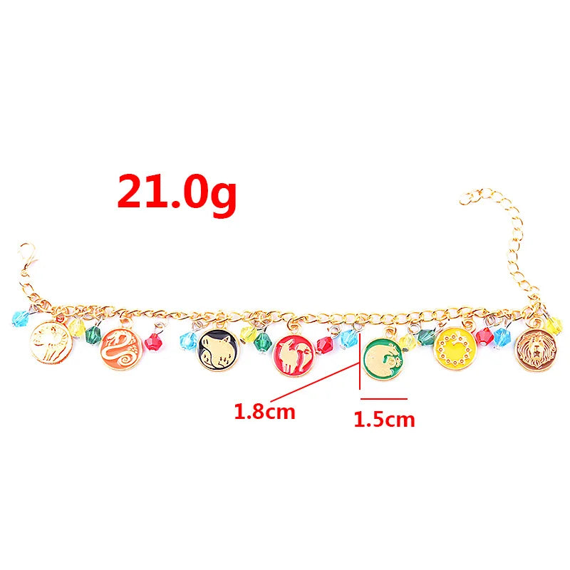 Seven Deadly Sins Anime Keychain - Meliodas & Hawk Pendant Key Ring Jewelry Souvenir for Fans