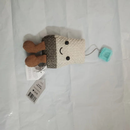 CatS UK Limited Edition Tea Bag Cartoon Doll – Interactive Cat & Dog Toy for Birthday, Christmas & Halloween Gifts