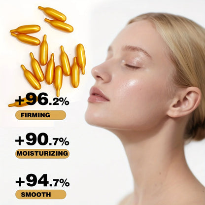 Vitamin E Serum Capsules - Hydrating Single-Use Facial Essence 90 Capsules per Bottle
