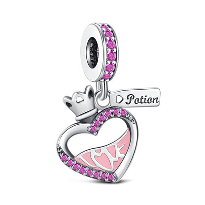 925 Sterling Silver Robot & Sea Turtle Charms Pendant — Moon Bead Bracelet Accessory, DIY Fashion Jewelry Gift for Women