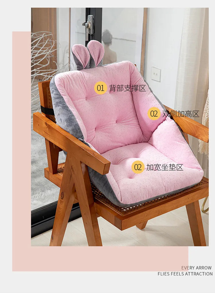 Soft Cartoon One-Piece Cushion – Super Soft Office & Car Seat Pillow for Students, Sedentary Comfort, Home Decor
