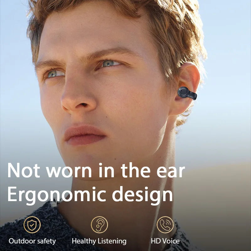 Original M47 Wireless Earbuds - Bluetooth Headset with Mic, Bone Conduction Sports Earphones, Charging Earbuds