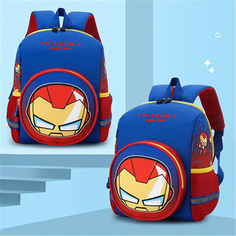 Spiderman 3D Stereo Backpack – Cartoon Student School Bag for Kindergarten, Super Heroes Design, Children’s Travel Bag, Perfect Gift for Kids