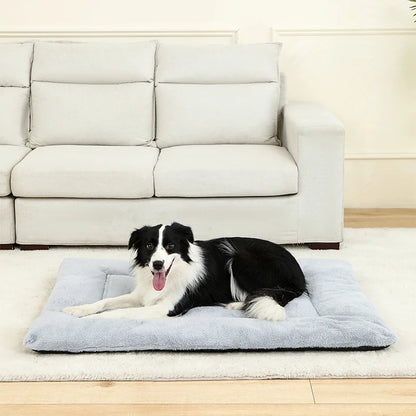 Soft Long Plush Dog & Cat Bed – Cozy Pet House Cushion Basket Sleeping Sofa
