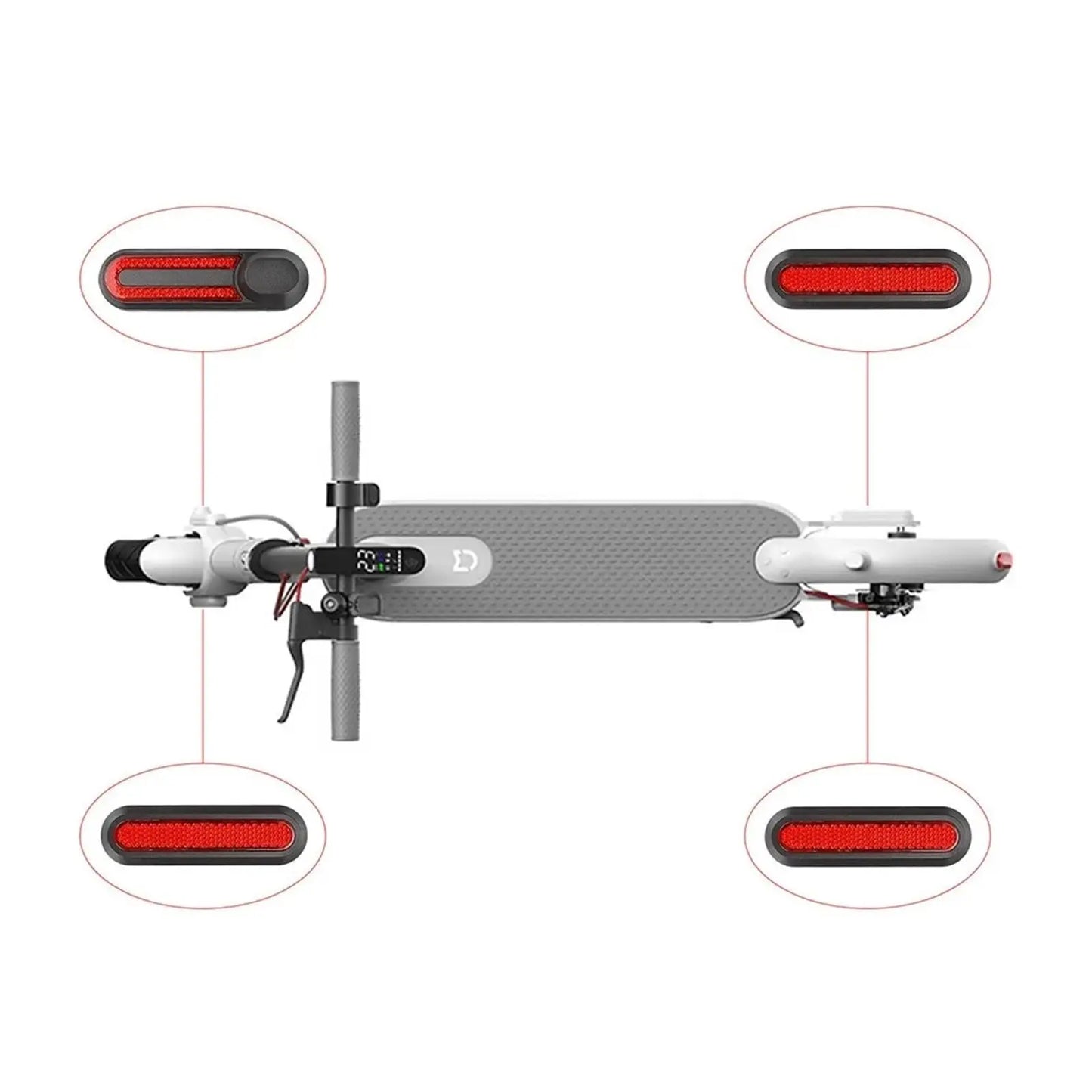 Scooter Wheel Hub Alarm with Mounting Screws - Compatible with Xiaomi M365, Pro, Pro2, 1S Electric Scooter