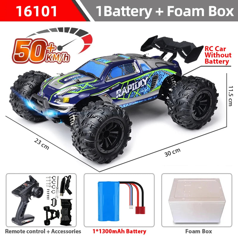 1:14 95KM/H Brushless RC Car – Professional 4WD Electric High-Speed Off-Road Drift Toy for Kids, VS WLtoys 144010