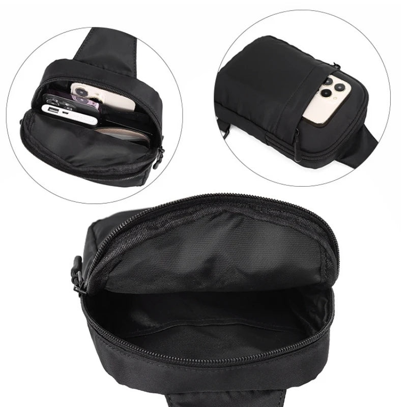 2-in-1 Multi-Functional Waist & Chest Bag – Casual Outdoor Travel Crossbody Sling Backpack for Men & Women