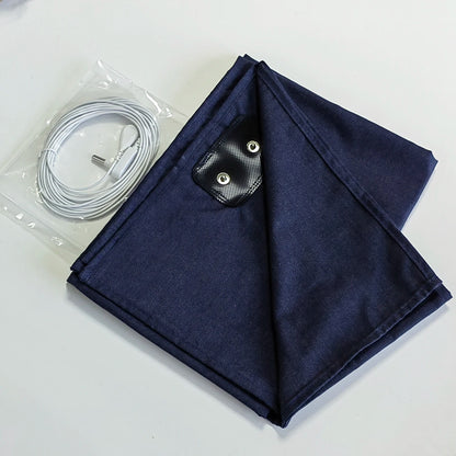 Earthing Floor Mat - Metallic Fiber Conductive Grounded Anti-ESD Radiation Protection Static Release Sheet for Faraday Cage