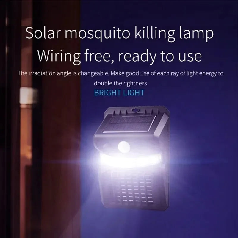 Outdoor Solar Mosquito Killer Lamp - Infrared Sensor, Waterproof Light with Mosquito Control for Gardens