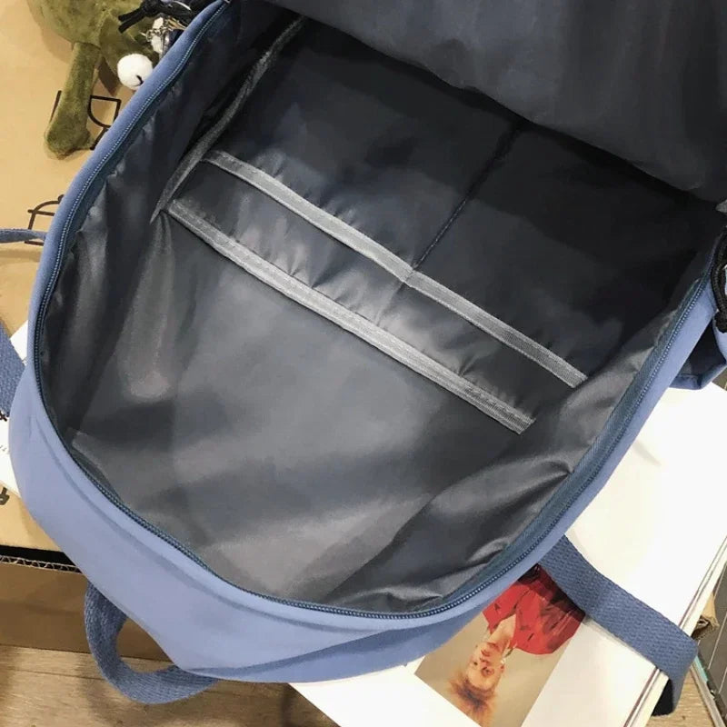 Multifunctional Teen Laptop Backpack – High-Quality Canvas School Bag for Boys & Girls