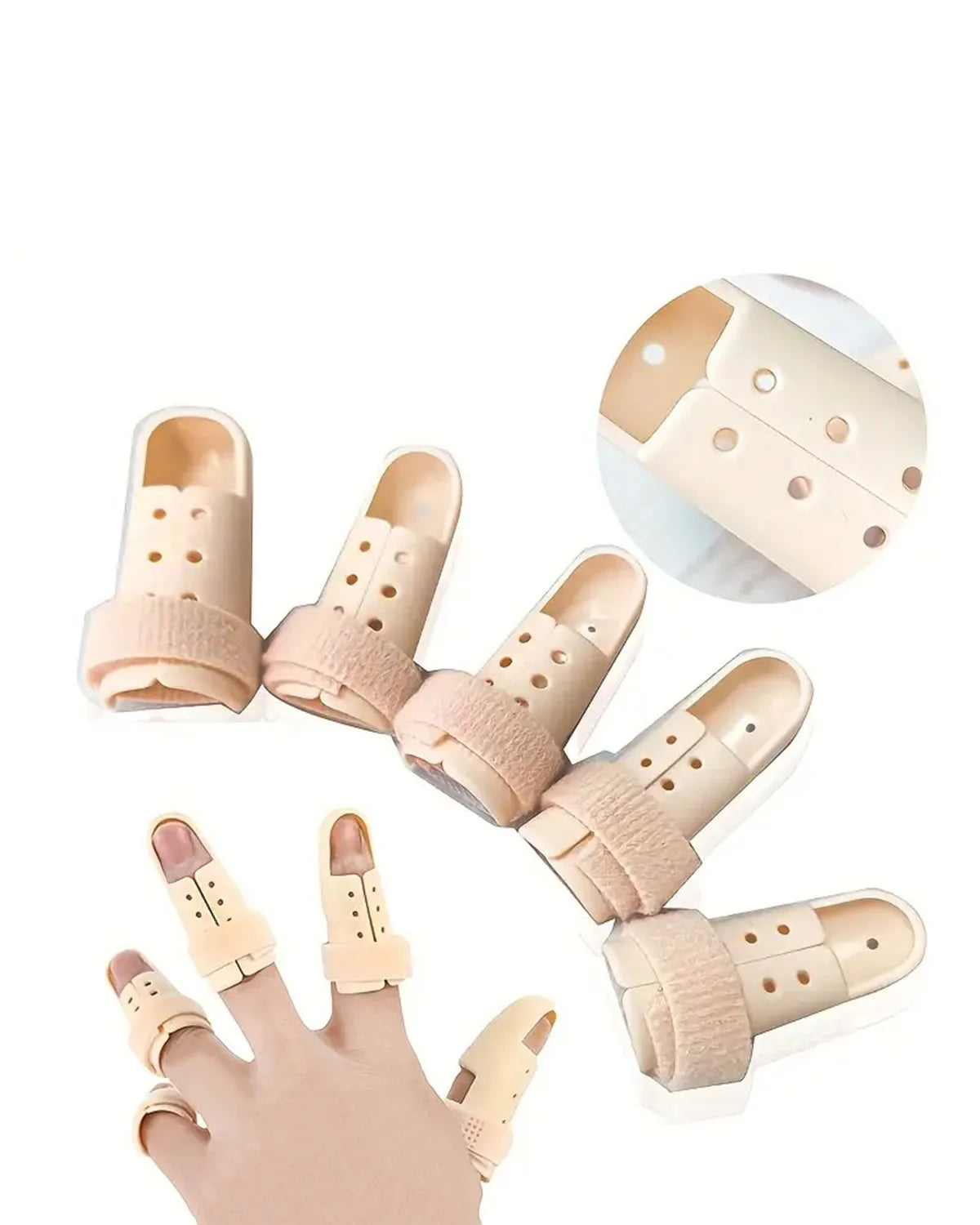 Plastic Finger Splint for Trigger Finger — Thumb Support Brace for Straightening & Injury Protection