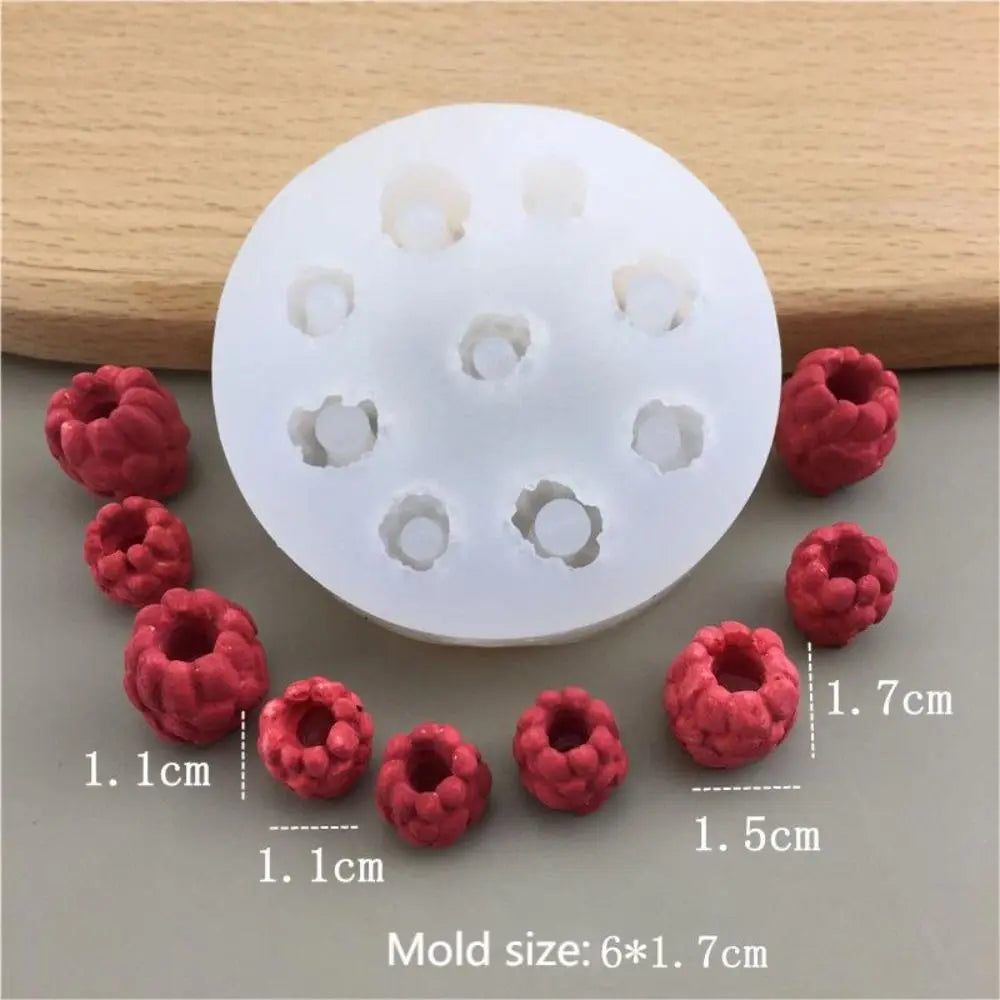 3D Fruit Candle Silicone Mold – Blueberry & Raspberry DIY Chocolate & Baking Craft Mold