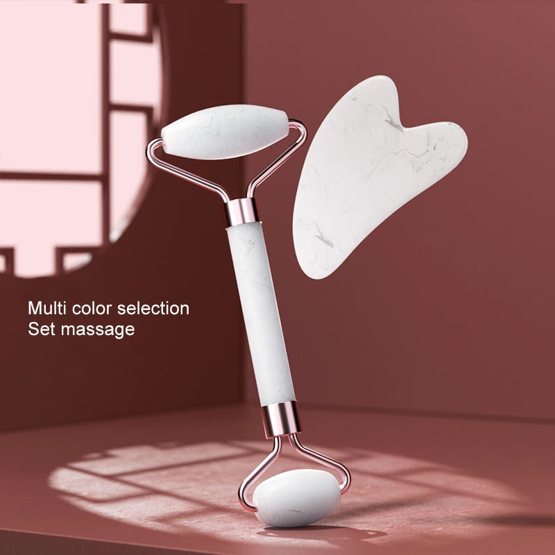 Facial Roller for Face, Neck, and Eyes – Resin Massage Instrument, Health Care Scraping Board for Muscle & Beauty Skincare