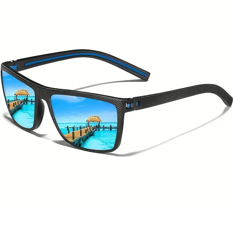 Square Polarized Sunglasses – Lightweight UV Protection Sun Glasses for Men & Women