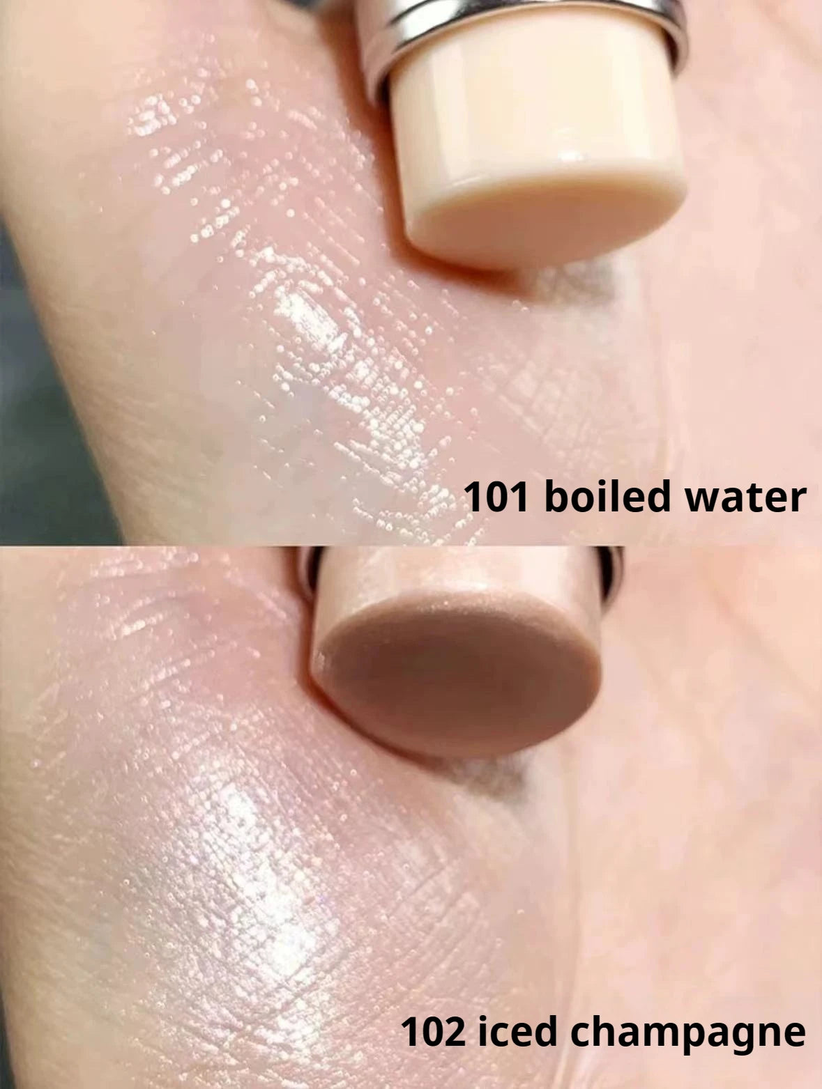 KAXIER High Gloss Stick Highlighter Blush — Waterproof Shimmer Face Contour Illuminator & Brightening Rouge
