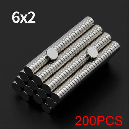 N35 Neodymium Round Magnets - Super Strong Permanent Fridge Magnets for DIY Crafts and Projects
