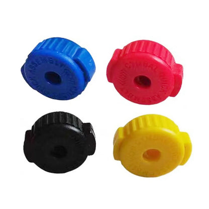6pcs Plastic Cymbal Mates - Quick Release Cymbal Nuts for 8mm Threaded Cymbal Stands Drum Accessories