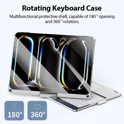 New Magic Keyboard Case for iPad — 360° Flip Backlit Keyboard for iPad 11th Gen A16, iPad Air 11/13-inch M3 2025