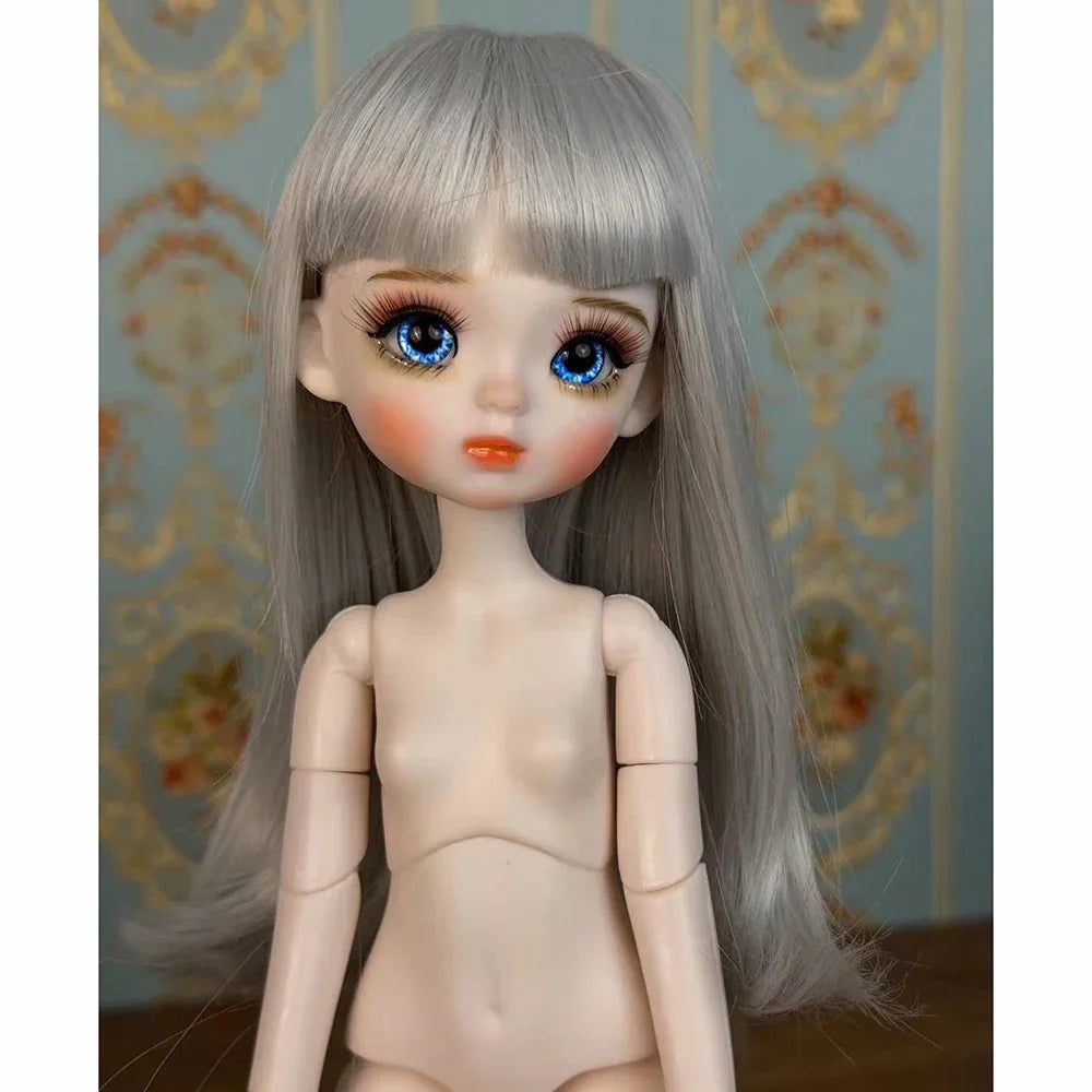 Sweet Doll 1/6 BJD Handmade 30cm Princess Doll – Makeup Doll for Girls Birthday Gift