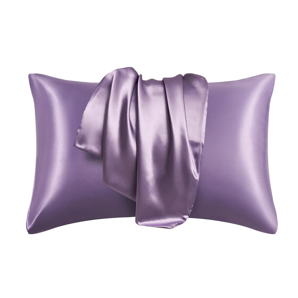 Silk Satin Pillowcase — Hair & Beauty Friendly Pillow Cover, Comfortable Home Decor for Standard/Queen, 1PC